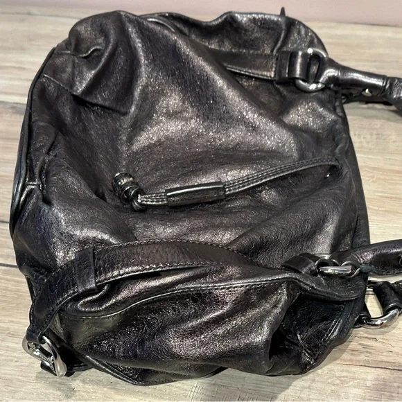 SOLD Celine Black Leather Bag - Picture 12 of 16